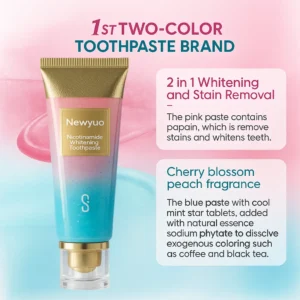 🏆【Max】 Newyuo® Nicotinamide Toothpaste【💎New upgrade Powerful type 10% concentration of Nicotinamide】