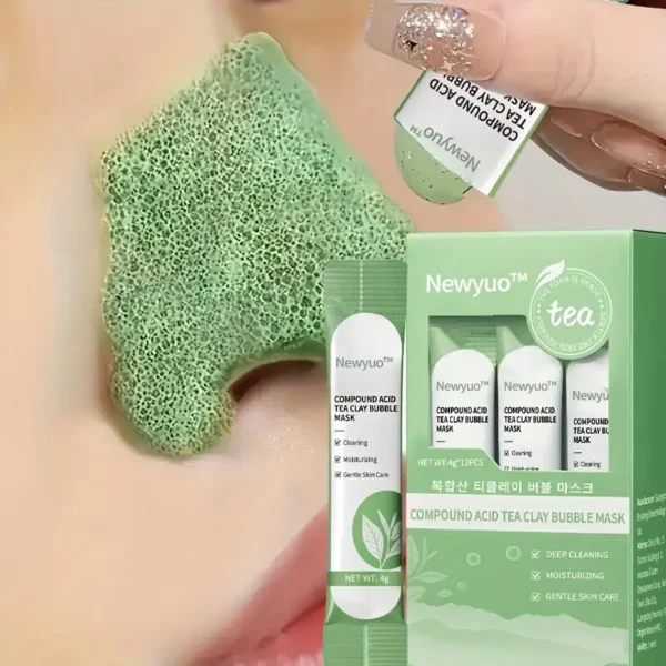 newyuo™ Green Tea InstaFoam Detox Mask