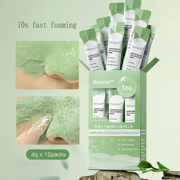 newyuo™ Green Tea InstaFoam Detox Mask