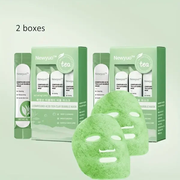 newyuo™ Green Tea InstaFoam Detox Mask