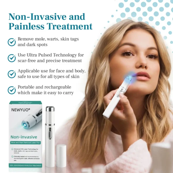 NEWYUO® Non-invasive Mole and Wart Removal Laser Pen 🟢1