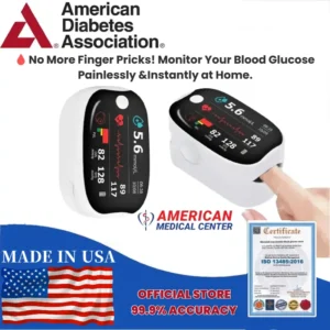 Newyuo™ Advanced Laser Glucose Monitor – No Pricks, 99.9% Accuracy!