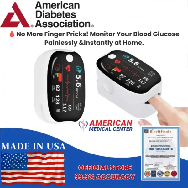 Newyuo™ Advanced Laser Glucose Monitor – No Pricks, 99.9% Accuracy!