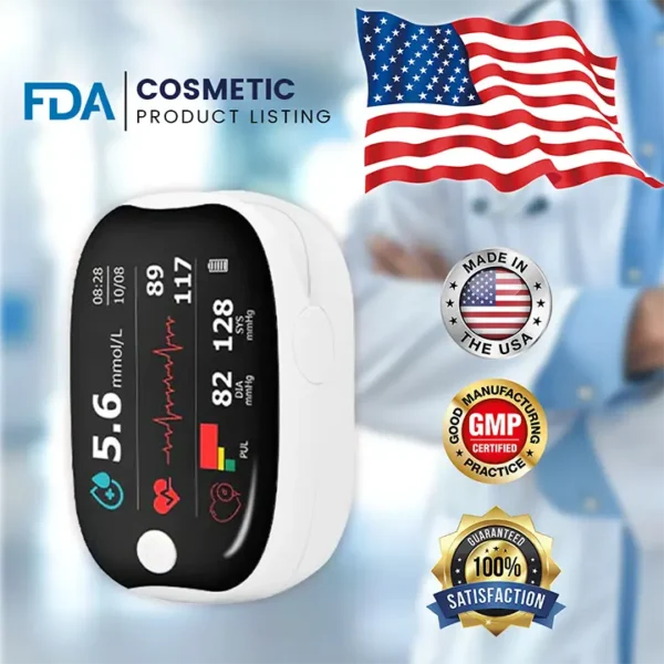 Newyuo™ Advanced Laser Glucose Monitor – No Pricks, 99.9% Accuracy!