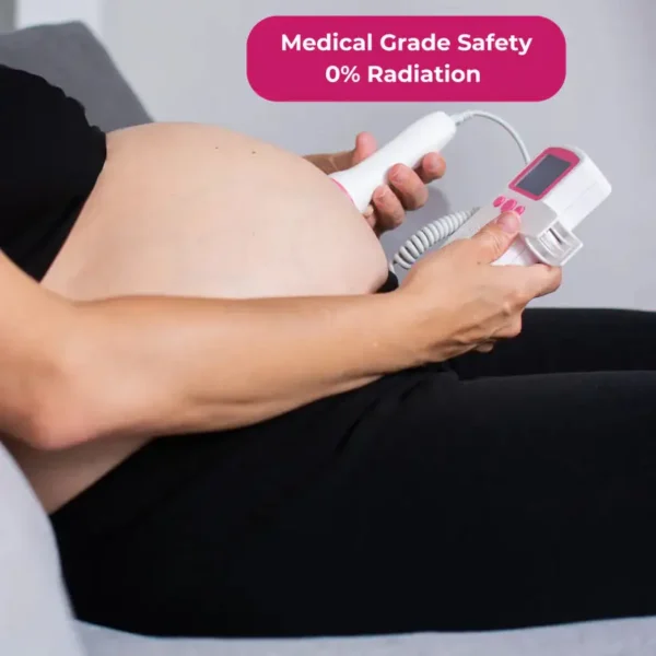 Newyuo™ BabyEcho Doppler — Hear Your Baby’s Heartbeat at Home + Free Ultrasound Gel