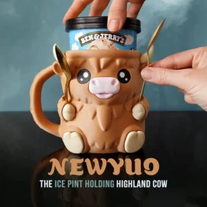 Newyuo  Brings You the Highland Cow That Hugs Your Ice Cream 🍦
