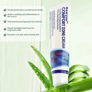 Newyuo™ Hemorrhoid Cream, Hemorrhoid Relief for Pain, Itching, Swelling & Soreness