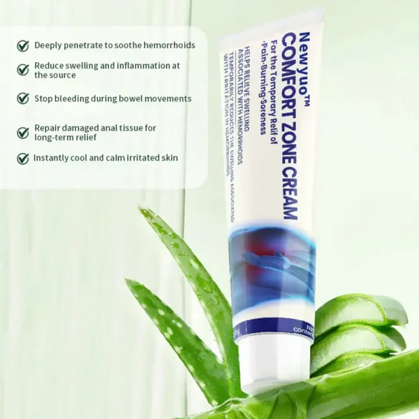 Newyuo™ Hemorrhoid Cream, Hemorrhoid Relief for Pain, Itching, Swelling & Soreness
