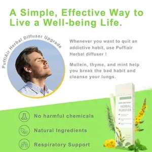 Newyuo™ Mullein Relaxation Stick – Soothes Lungs, Detoxifies, Freshens Breath