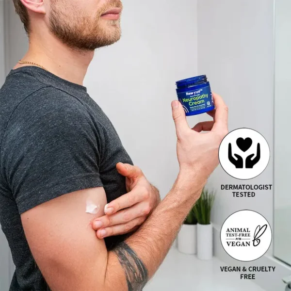 Newyuo™ Neuropathy Relief Cream – Fast Nerve Pain, Tingling & Burning Relief | Natural, Safe & Effective