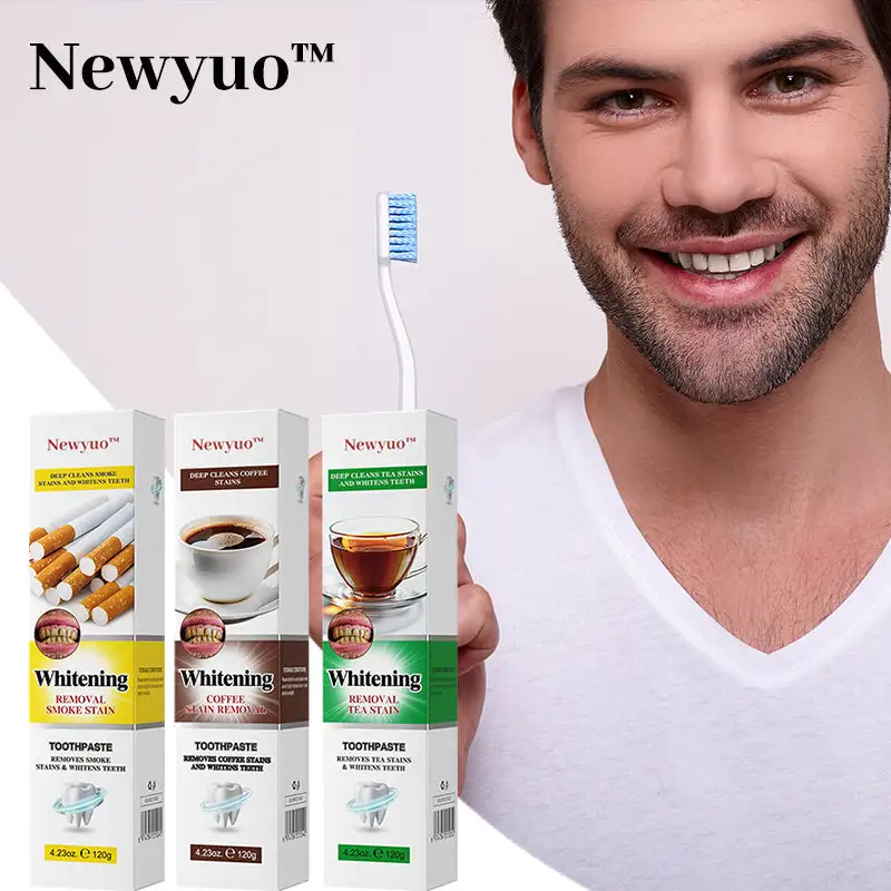 Newyuo™ Triple Whitening Toothpaste, Brightening & Stain Removal & Freshening Breath