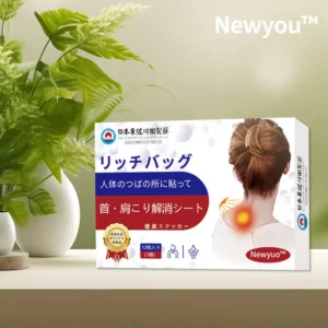 Newyuo™Japanese Neck & Shoulder Relief Patch – Soothes Stiffness, Swelling & Discomfort ✅