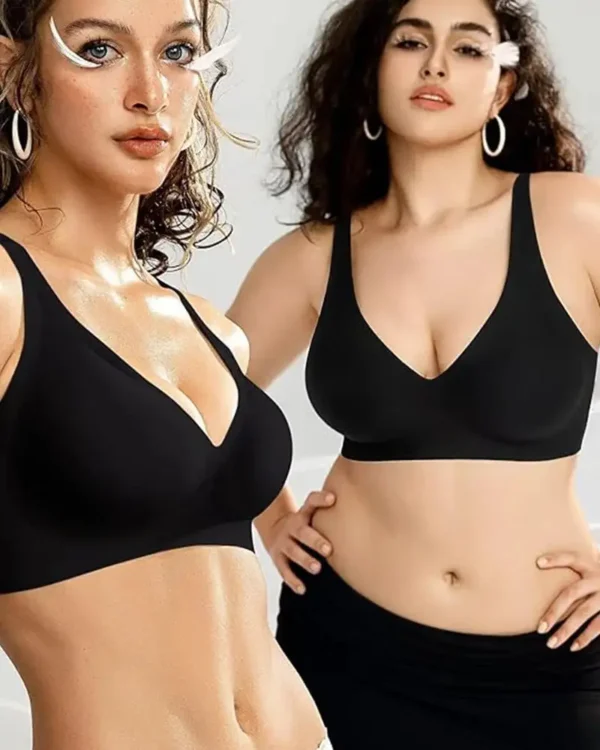 Newyuo™Seamless Deep V Push-Up Wireless Bra