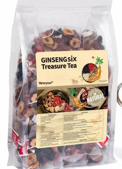 🌿 Newyuo® Ginseng & Mulberry Herbal Tea – Natural Energy & Balance in Every Cup