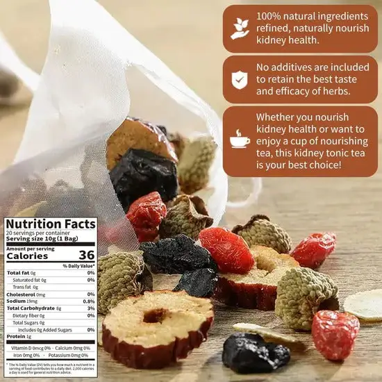 🌿 Newyuo® Ginseng & Mulberry Herbal Tea – Natural Energy & Balance in Every Cup