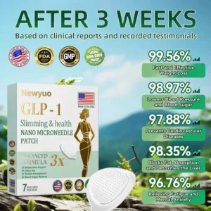 【Last Day Promotion 80% OFF🔥】Newyuo™ NIDDK-Tirzepatide Slimming & health NANO MICRONEEDLE PATCH🇺🇸👨⚕️(Zero Pain, 24/7 Release | Lose 20lbs FAST | 90% Sugar Drop | )🔥🎁