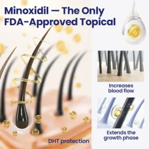 Newyuo® Maximum Strength 5% Minoxidil Fast-Action Hair Growth Serum