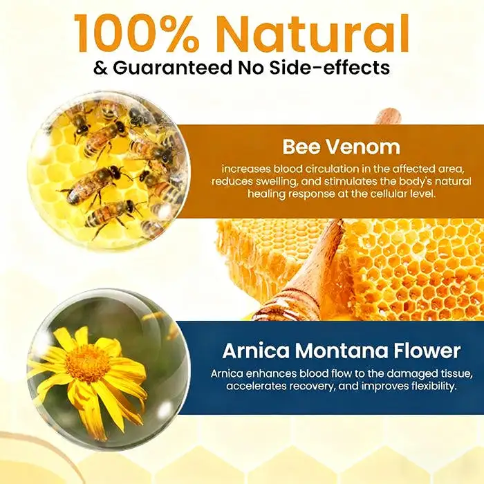 Newyuo® NanoDiffusion Active Bee Venom Joint Patch –🐝 🦵Relief for Shoulder, Neck, Back & Knee Pain in 10 Minutes!