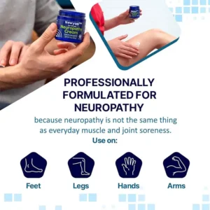 Newyuo™ Neuropathy Relief Cream – Pain Relief for Neuropathy, Nerve Pain in Feet, Legs, Hands & Arms
