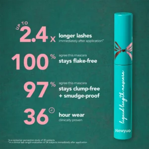 Newyuo® Liquid Length Mascara – Instantly Lift, Lengthen & Define Every Lash