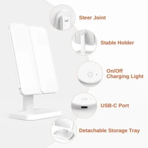 Newyuo™ Trifold LED Makeup Mirror