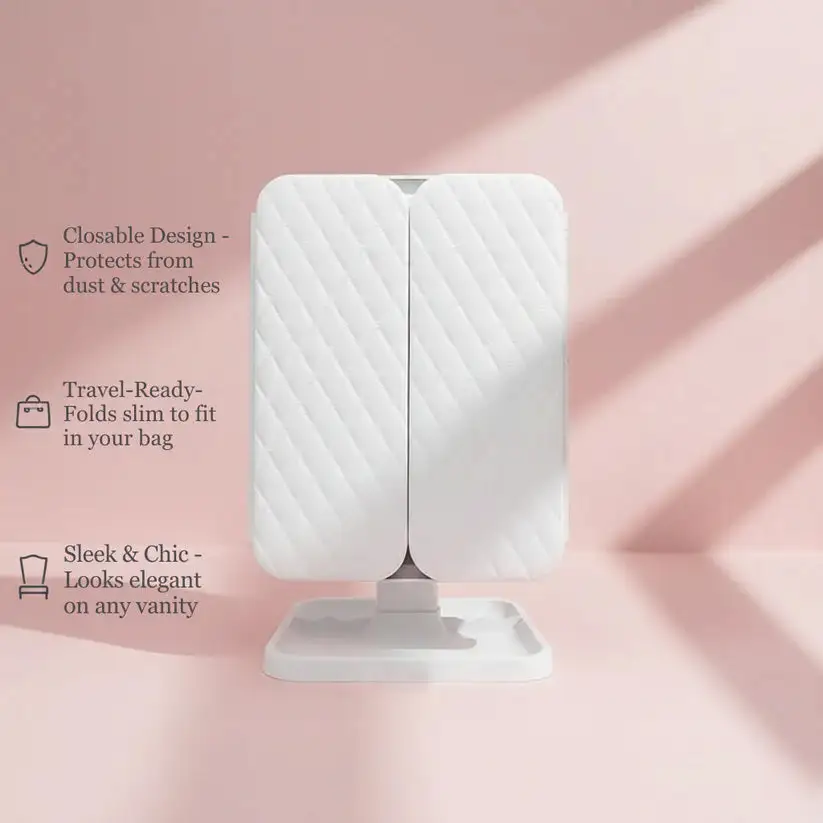 Newyuo™ Trifold LED Makeup Mirror