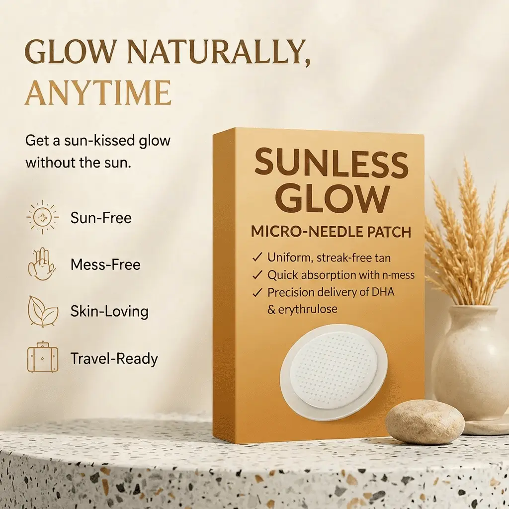 Newyuo®✨ Sunless Glow Micro-Needle Tanning Patch⚡ No Sun, No Streaks, Just a Natural Tan Glow 🌞