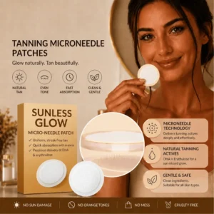 Newyuo®✨ Sunless Glow Micro-Needle Tanning Patch⚡ No Sun, No Streaks, Just a Natural Tan Glow 🌞