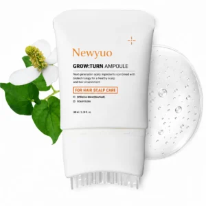 Newyuo Hair Growth Serum | Nourishing Scalp Treatment with Built-In Brush